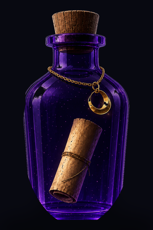 Moon Ink Bottle cosmetic vessel preview